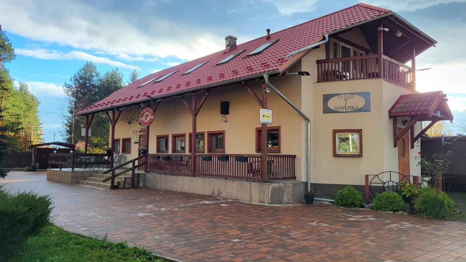 Zajazd Siodemka Stary Wegliniec Bagian luar foto